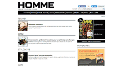 Desktop Screenshot of hommemagazine.ca